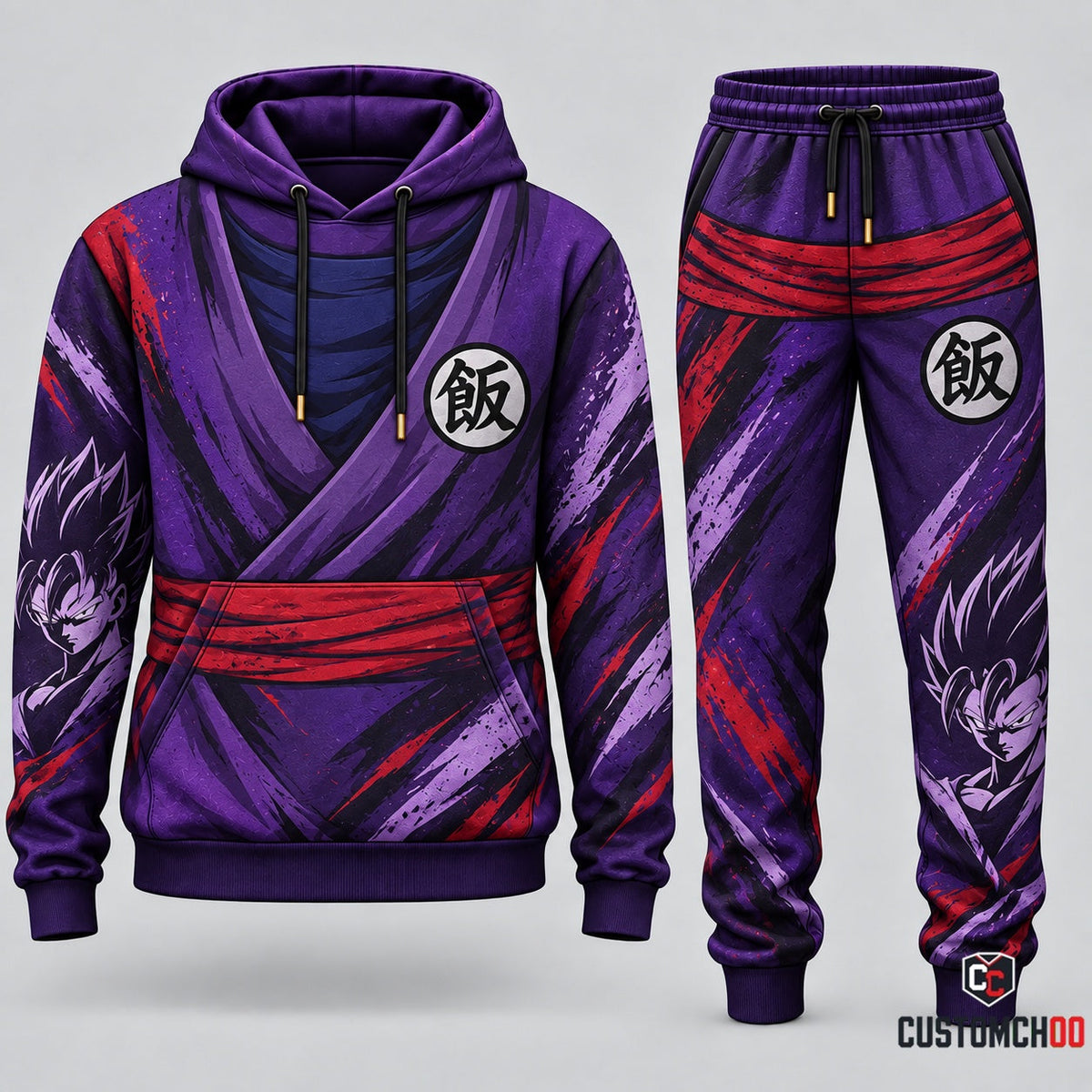 Limited Edition Cosplay Dragon Ball Hoodie & Sweatpants Fan Set