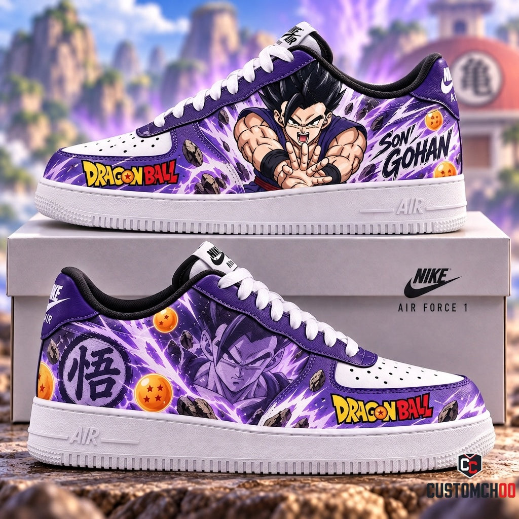 Dragon Ball Son Gohan Fan Shoes — Anime Sneaker Gift