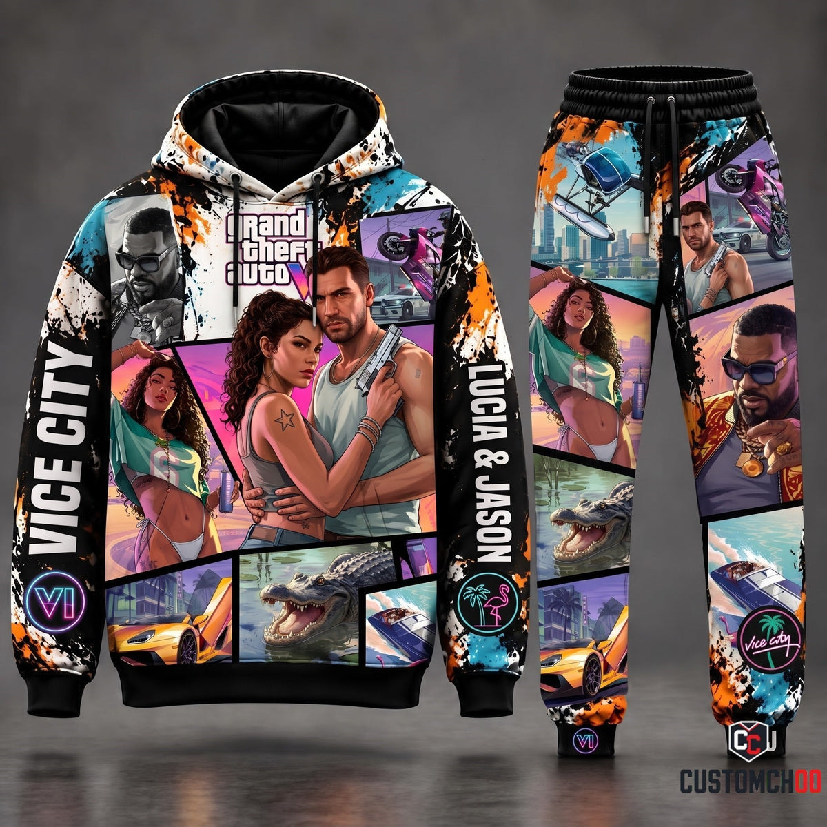 GTA6 Transformation Fan Set — GTA6 Hoodie & Sweatpants