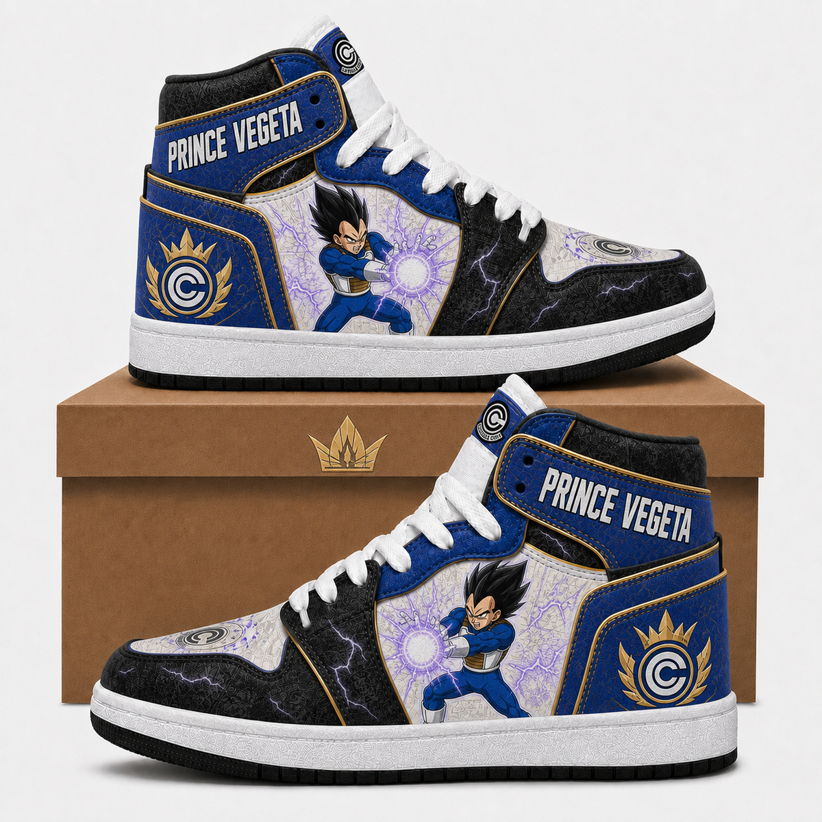Anime Fan Edition High Top Sneakers — Anime Inspired Inspired Fan Shoes - Custom Fan Apparel Image 7