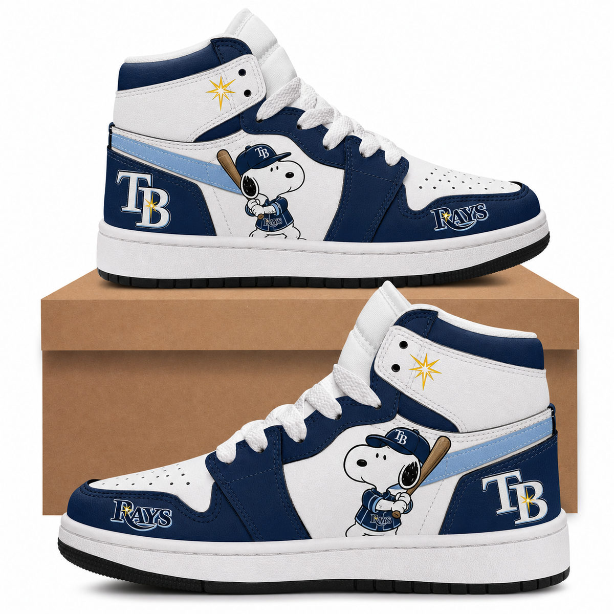MLB Baseball Fan High Top Sneakers | All 30 Teams Available - Custom Fan Apparel Image 10