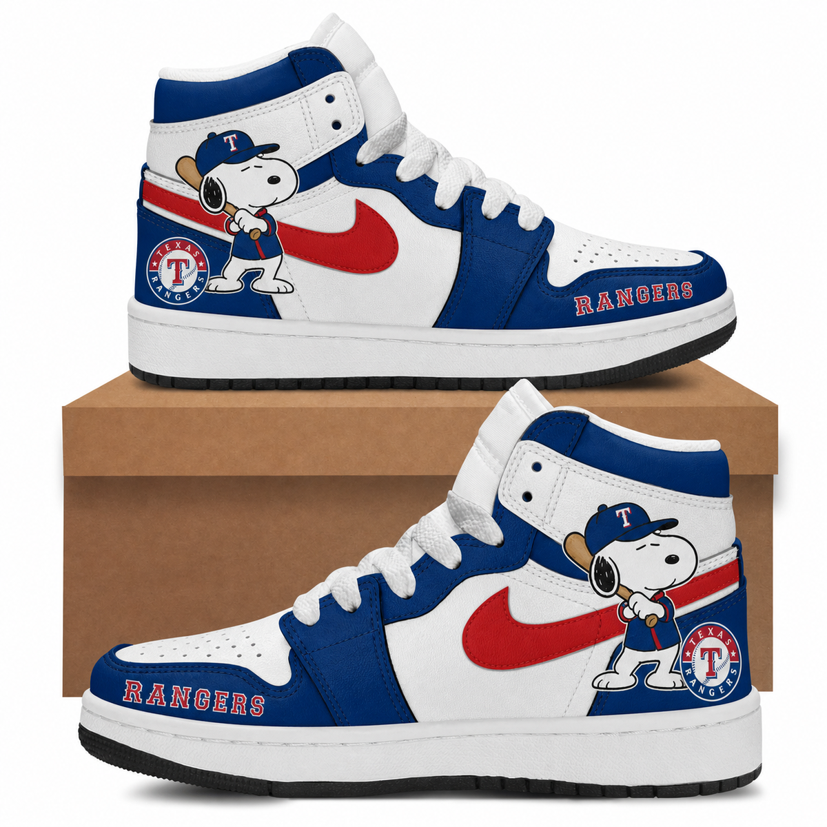 MLB Baseball Fan High Top Sneakers | All 30 Teams Available - Custom Fan Apparel Image 19