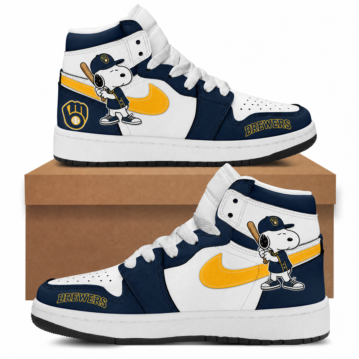 MLB Baseball Fan High Top Sneakers | All 30 Teams Available