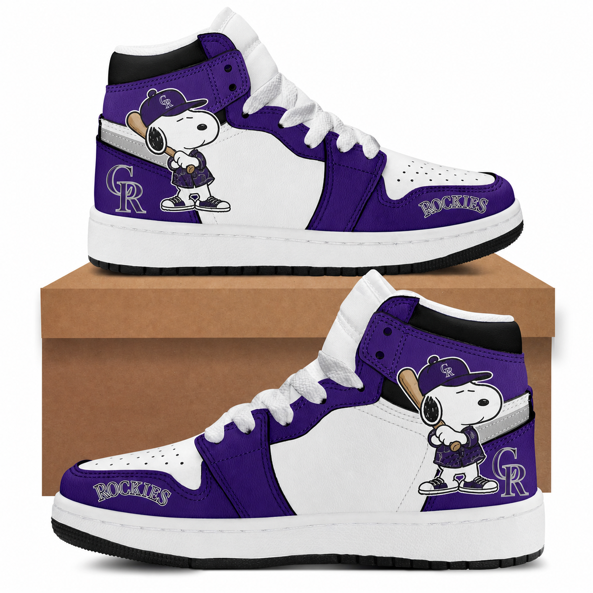 MLB Baseball Fan High Top Sneakers | All 30 Teams Available