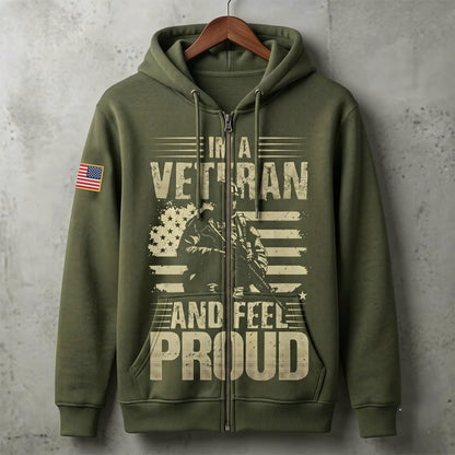 American Veteran Faith Shirt — Jesus Christ Veteran Graphic T-Shirt — Sweatshirt — Hoodie & Zip Hood - Custom Fan Apparel Image 7
