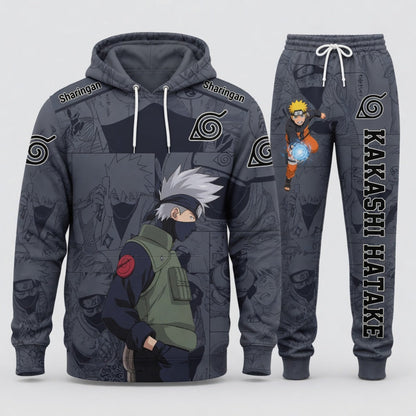Naruto Sage Mode Hoodie & Sweatpants Tracksuit Set — Naruto Shippuden Inspired - Custom Fan Apparel Image 9