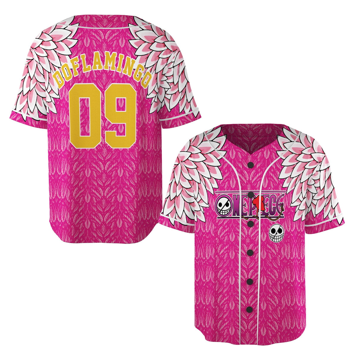 Custom One Piece Baseball Jersey Shirt, Personalized Cosplay Anime Style Team Uniform, Sports Fan Gi - Custom Fan Apparel Image 14