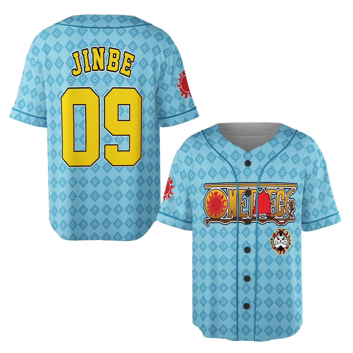 Custom One Piece Baseball Jersey Shirt, Personalized Cosplay Anime Style Team Uniform, Sports Fan Gi - Custom Fan Apparel Image 6