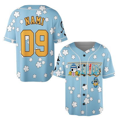 Custom One Piece Baseball Jersey Shirt, Personalized Cosplay Anime Style Team Uniform, Sports Fan Gi - Custom Fan Apparel Image 8