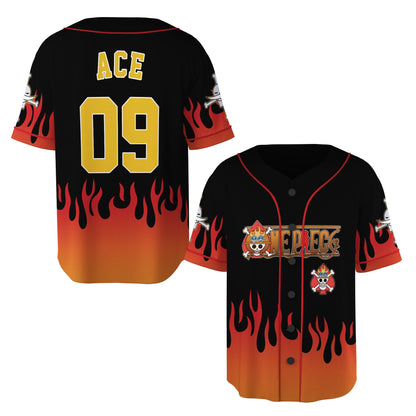Custom One Piece Baseball Jersey Shirt, Personalized Cosplay Anime Style Team Uniform, Sports Fan Gi - Custom Fan Apparel Image 13