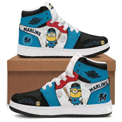 Baseball Sport Fan Sneakers | All 30 Teams Available - Cartoon Game Day Gifts - Custom Fan Apparel Image 19