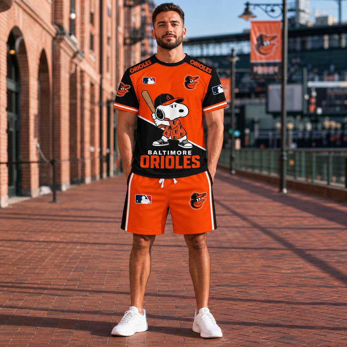 Baltimore Orioles MLB Fan Set T-Shirt and Shorts
