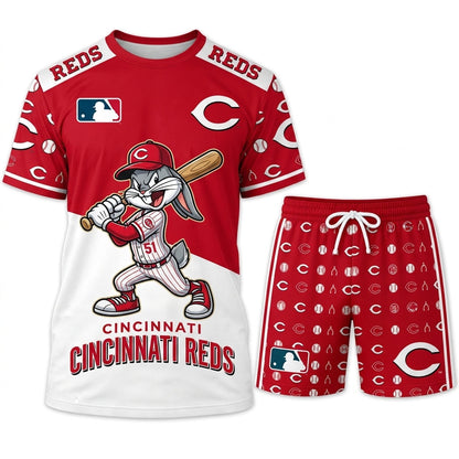 All 30 Baseball Teams-Available COMBO GIFTS FOR FAN | Sport Fan Set — T-Shirt + Shorts - Custom Fan Apparel Image 9