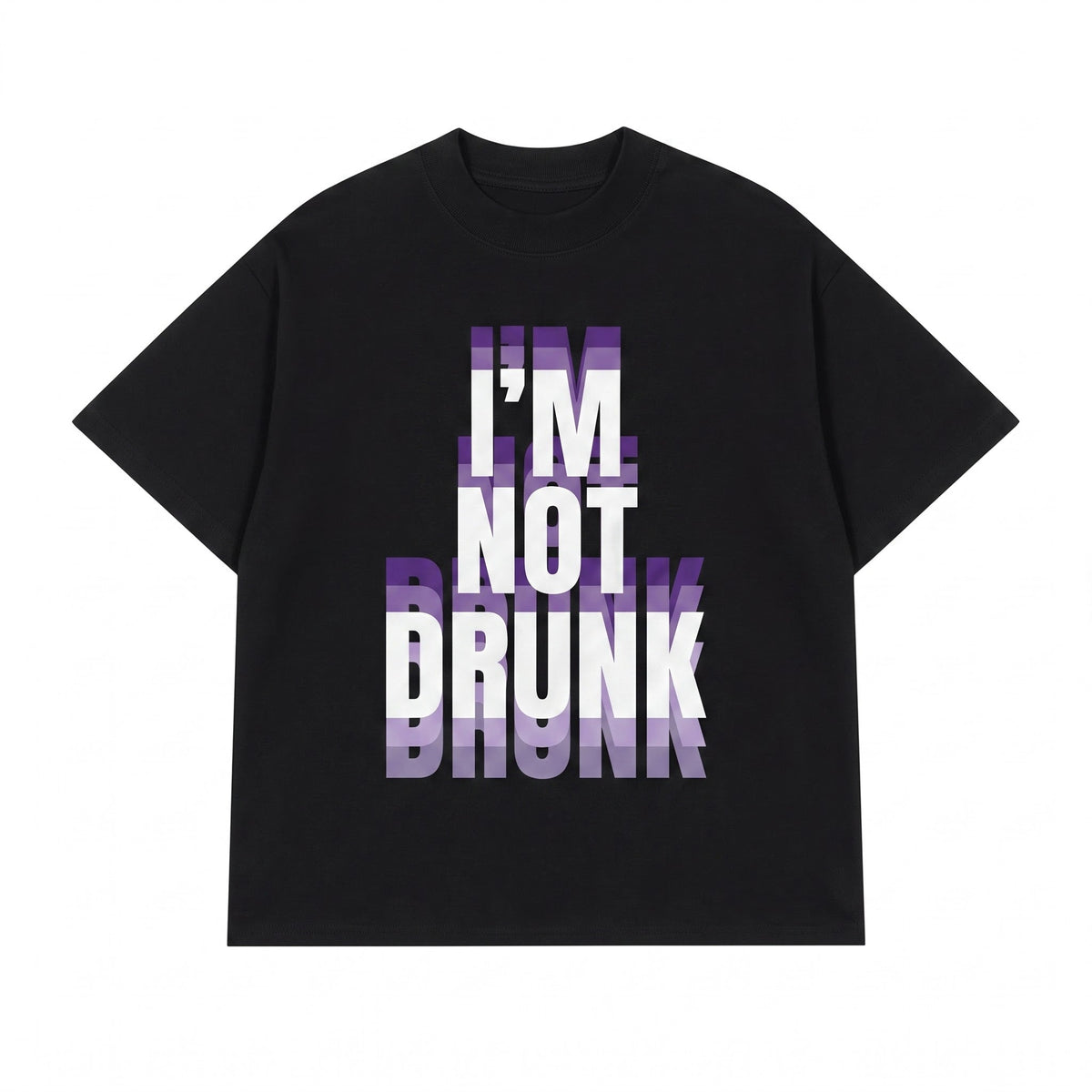 I’m Not Drunk Shirt — Funny Drinking Quote T-Shirt — Sweatshirt & Hoodie — Sarcastic Party Graphic T - Custom Fan Apparel Image 2