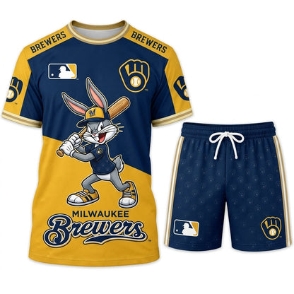 All 30 Baseball Teams-Available COMBO GIFTS FOR FAN | Sport Fan Set — T-Shirt + Shorts - Custom Fan Apparel Image 15