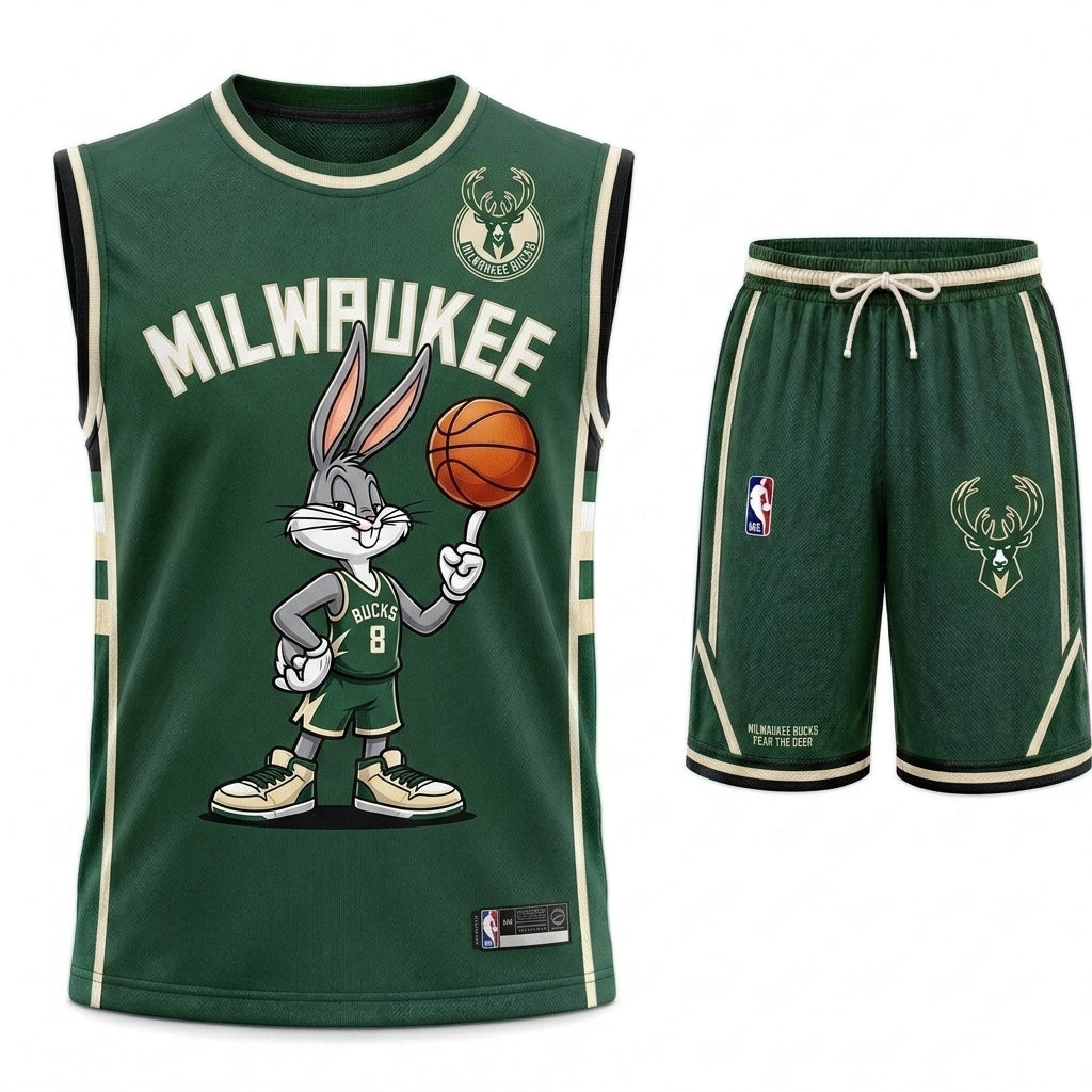 Sport Fan Set — Basketball Jersey+ Shorts | 15 Teams Available