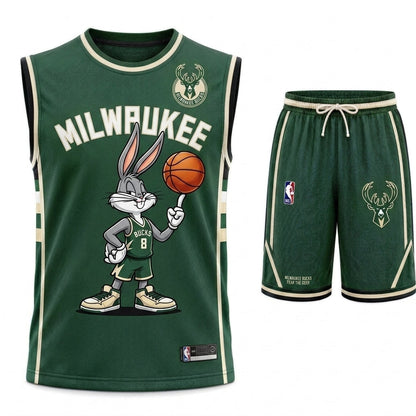 Sport Fan Set — Basketball Jersey+ Shorts | 15 Teams Available