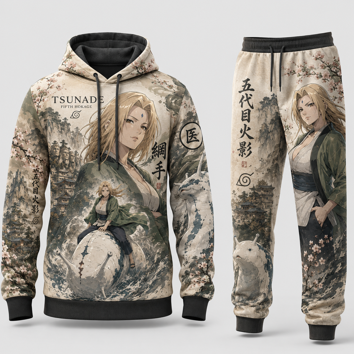Limited Edition Leaf Village Fan Set — Hoodie & Sweatpants | Ninja Hero Style