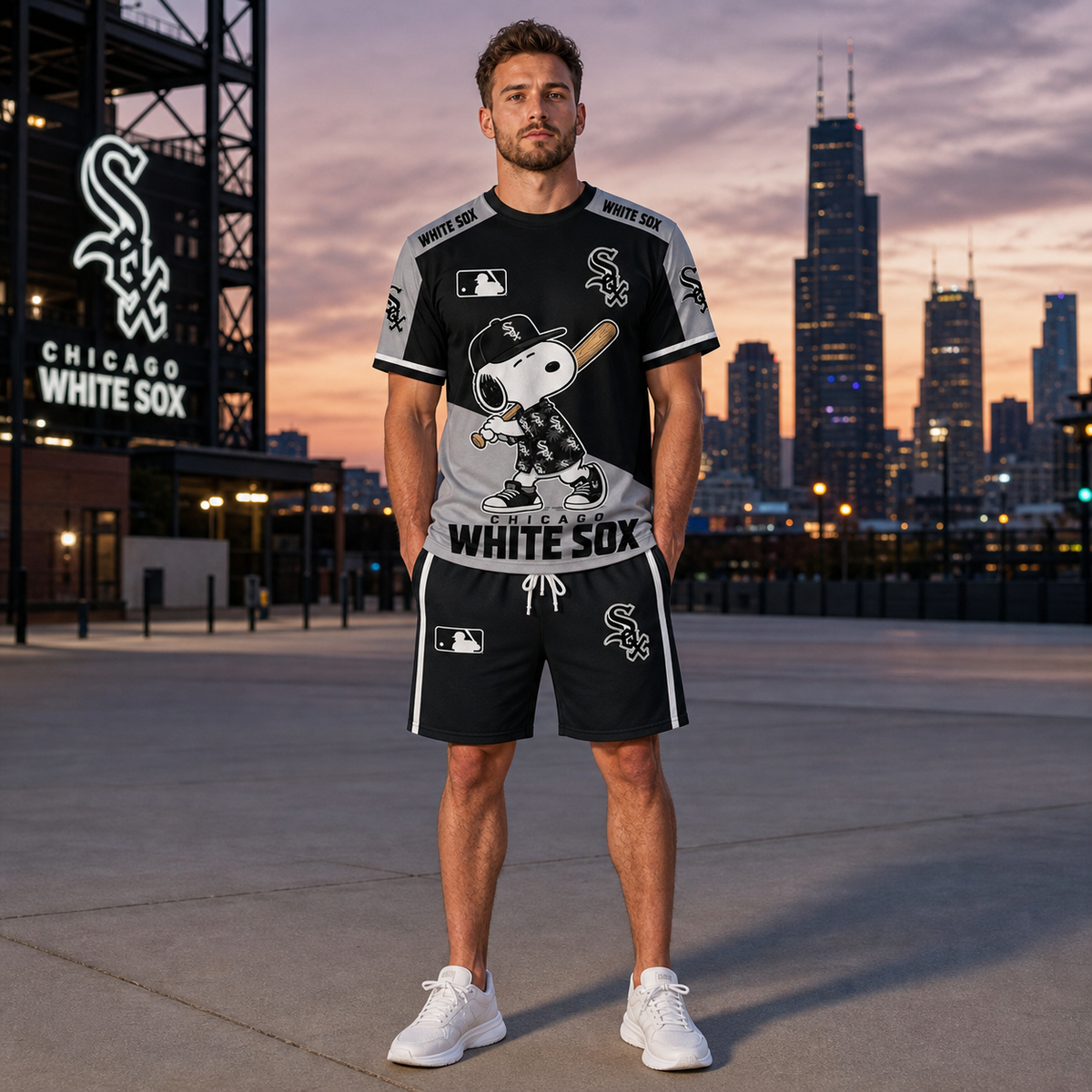 Chicago White Sox MLB Fan Set T-Shirt and Shorts