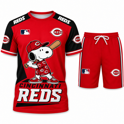 Cincinnati Reds MLB Fan Set T-Shirt and Shorts