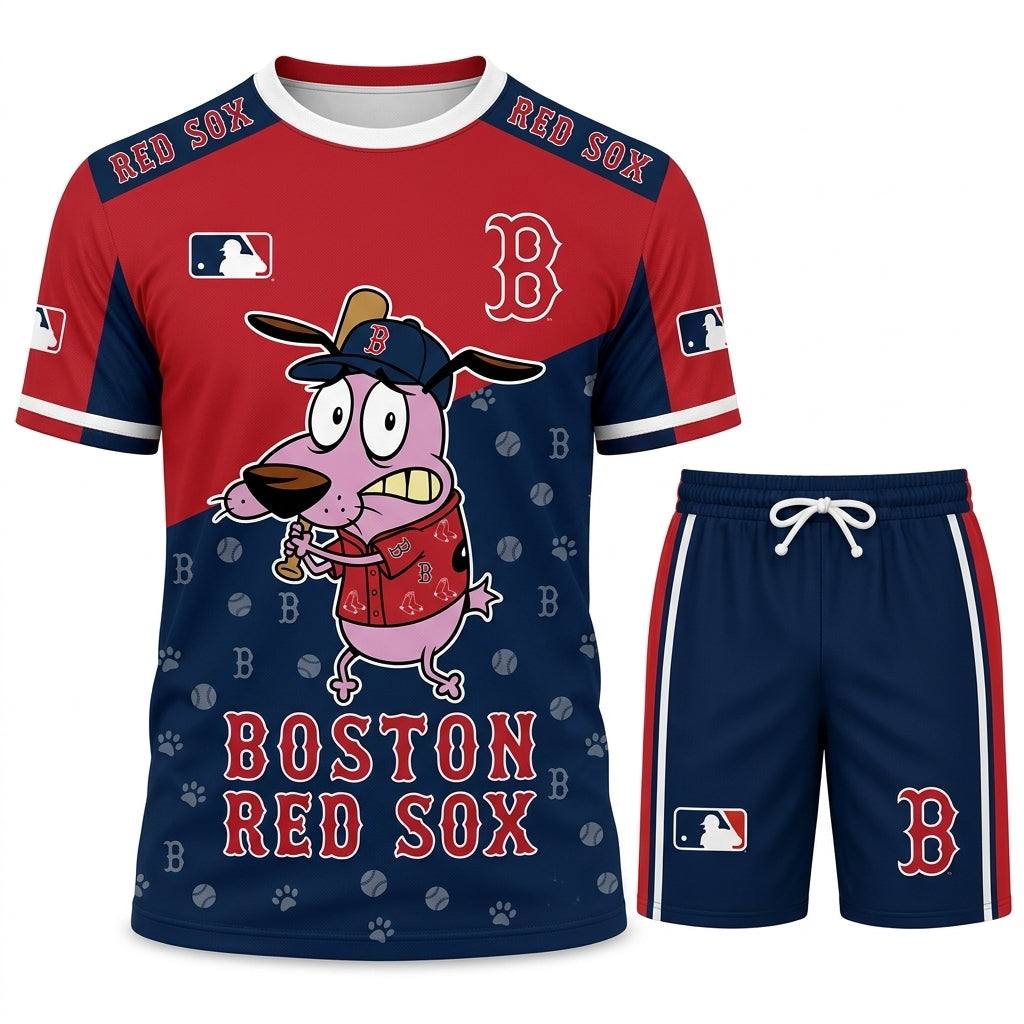 Sport Fan Set T-Shirt + Shorts — Cartoon Dog Baseball Inspired Outfit | All 30 Teams Available - Custom Fan Apparel Image 11