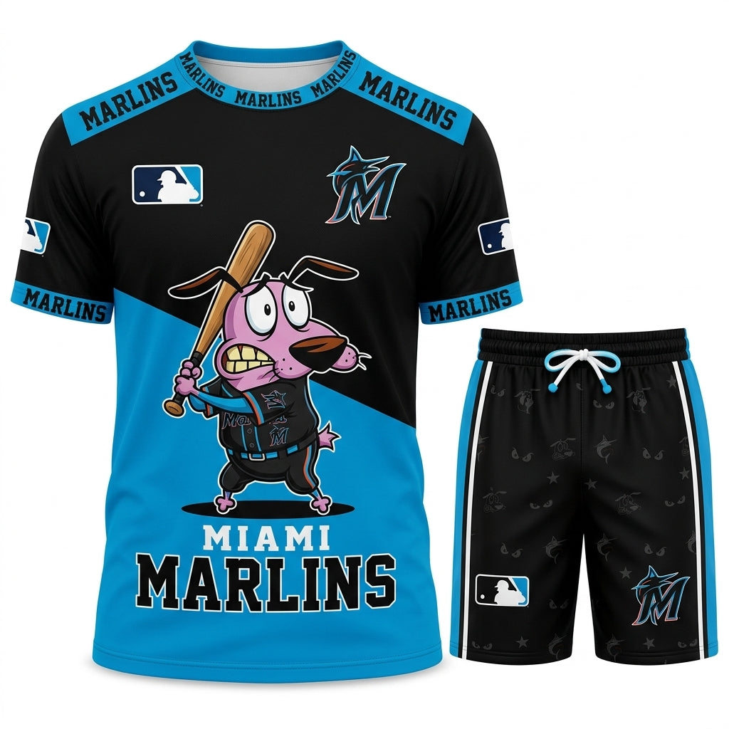 Sport Fan Set T-Shirt + Shorts — Cartoon Dog Baseball Inspired Outfit | All 30 Teams Available - Custom Fan Apparel Image 5