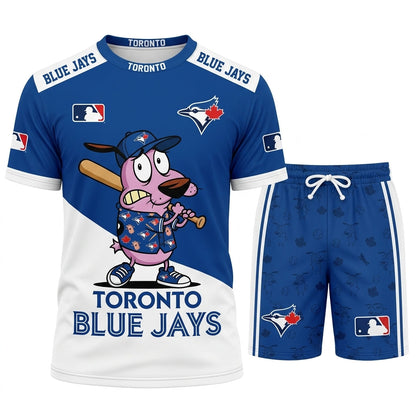 Sport Fan Set T-Shirt + Shorts — Cartoon Dog Baseball Inspired Outfit | All 30 Teams Available - Custom Fan Apparel Image 19