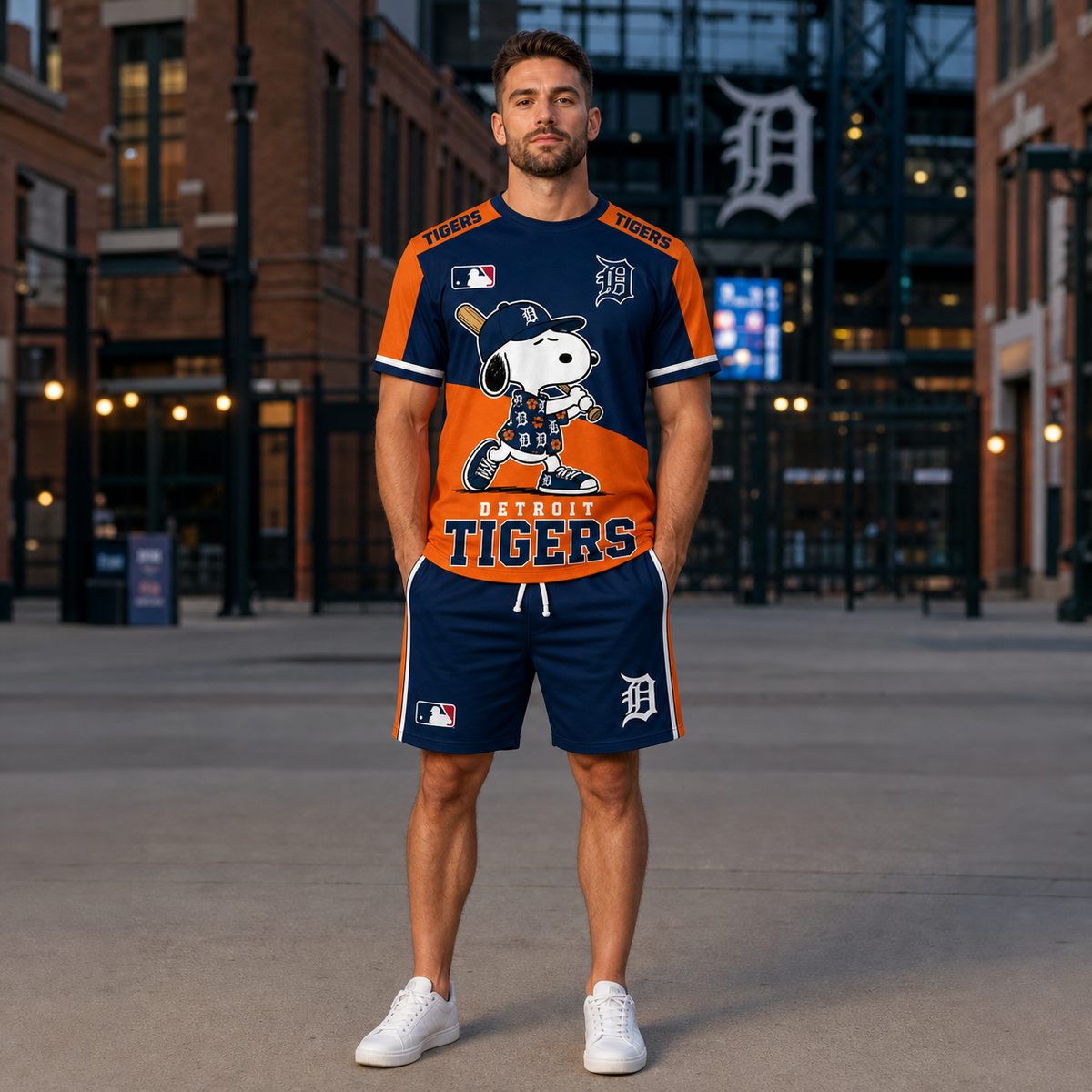 Detroit Tigers MLB Fan Set T-Shirt and Shorts