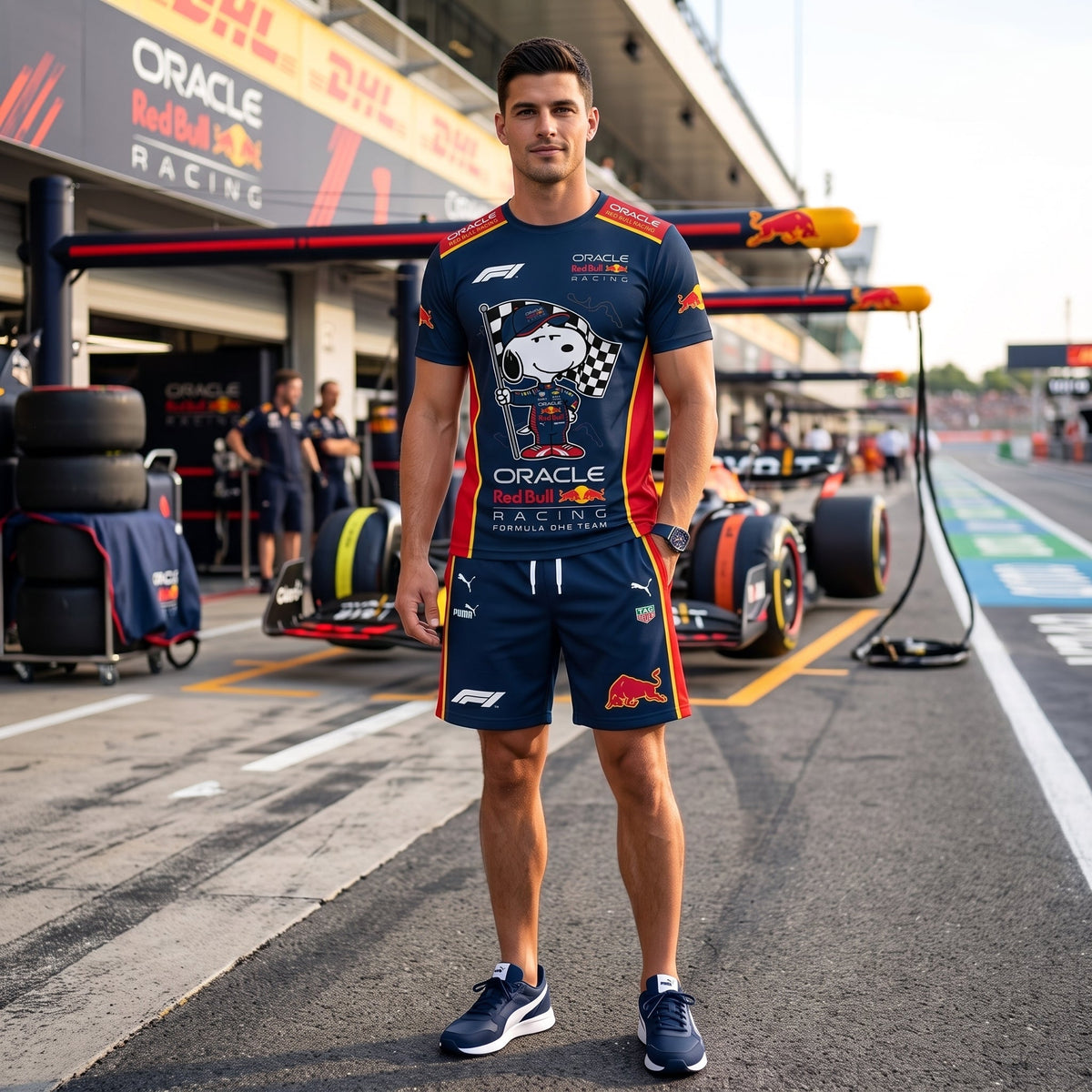 Sport Fan Set — T-Shirt + Shorts | All 10 Teams Available - Custom Fan Apparel Image 2