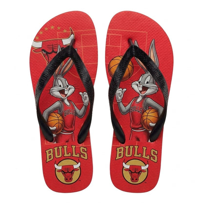 Cartoon Beagle Basketball Flip Flops — Sport Fan Sandals | 30 Teams Available - Custom Fan Apparel Image 6