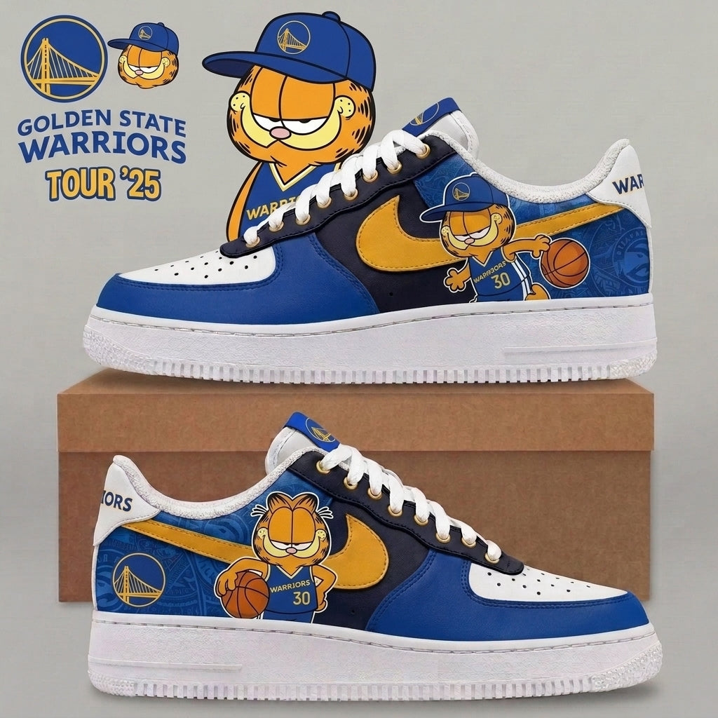 Garfield NBA Basketball Fan Low Top Sneakers | All 30 Teams Available - Custom Fan Apparel Image 19