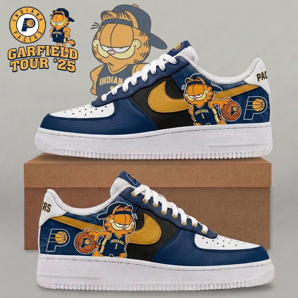 Garfield NBA Basketball Fan Low Top Sneakers | All 30 Teams Available - Custom Fan Apparel Image 7