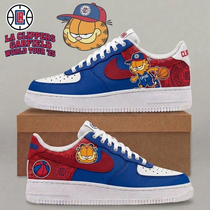 Garfield NBA Basketball Fan Low Top Sneakers | All 30 Teams Available - Custom Fan Apparel Image 20