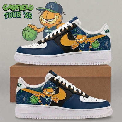 Garfield NBA Basketball Fan Low Top Sneakers | All 30 Teams Available - Custom Fan Apparel Image 15
