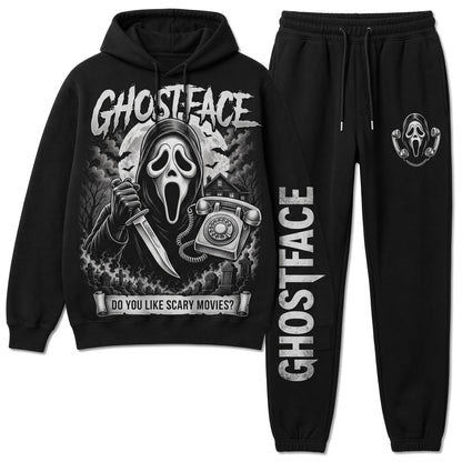 Horror Slashers Squad Halloween Hoodie & Pants Set