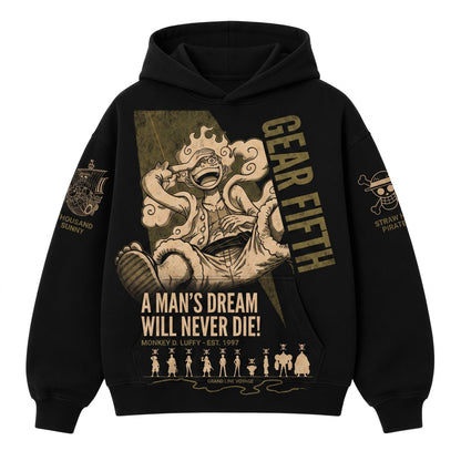 Anime Luffy Graphic Shirt, One Piece Inspired T-Shirt, Sweatshirt & Hoodie, Japanese Streetwear Fan Gift