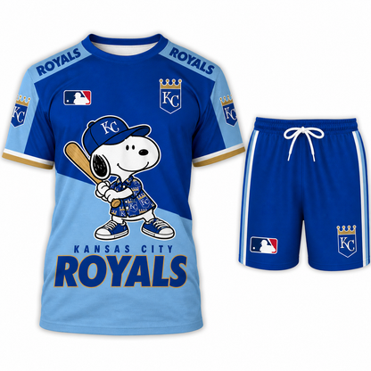 Kansas City Royals MLB Fan Set T-Shirt and Shorts