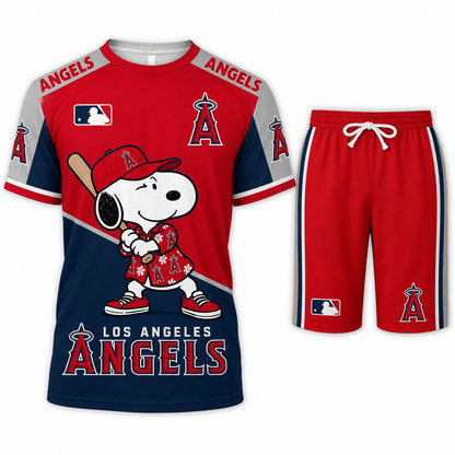 Los Angeles Angels MLB Fan Set T-Shirt and Shorts