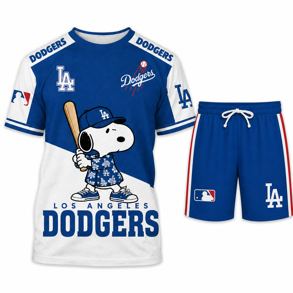 Los Angeles Dodgers MLB Fan Set T-Shirt and Shorts