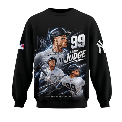 Aaron Judge 99 New York Baseball Fan Shirt, Hoodie, Sweatshirt & Zip Hoodie | Yankees Inspired MLB A - Custom Fan Apparel Image 4