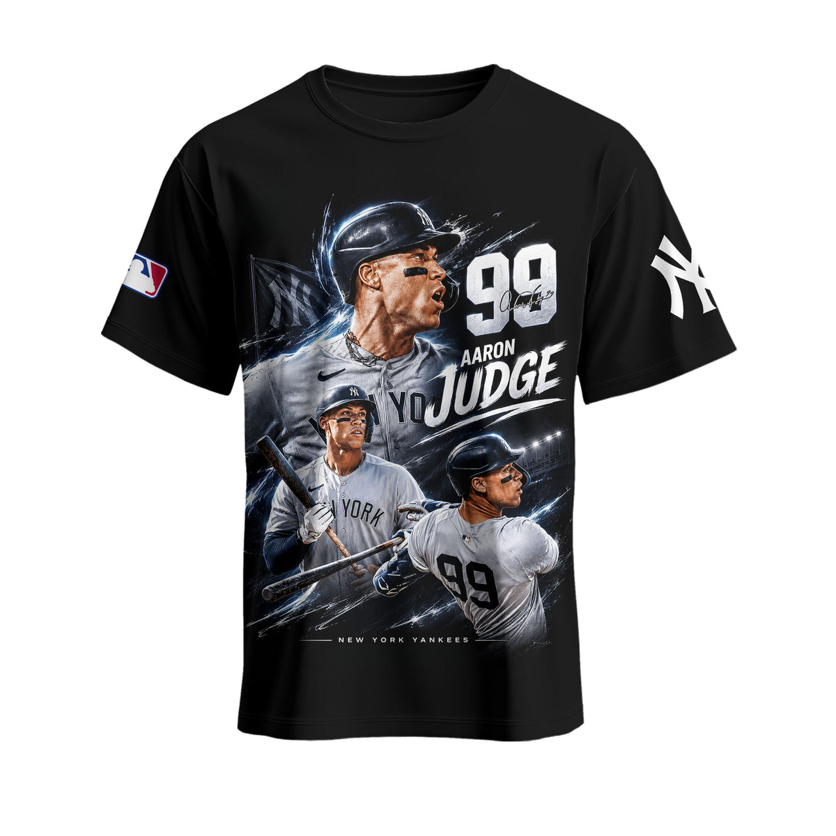 Aaron Judge 99 New York Baseball Fan Shirt, Hoodie, Sweatshirt & Zip Hoodie | Yankees Inspired MLB A - Custom Fan Apparel Image 2