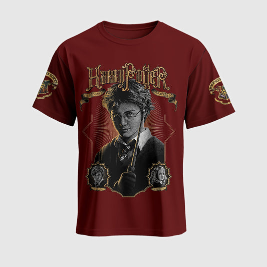 Wizard School Graphic Shirt — Vintage Magic Movie Inspired Tee — Hoodie — Sweatshirt & Zip Hoodie fo - Custom Fan Apparel Image 1
