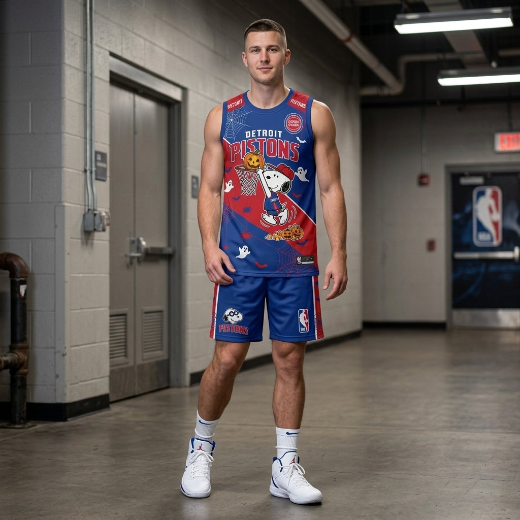 Limited Halloween Basketball Set — Cartoon Beagle Jersey + Shorts | 30 Teams - Custom Fan Apparel Image 14
