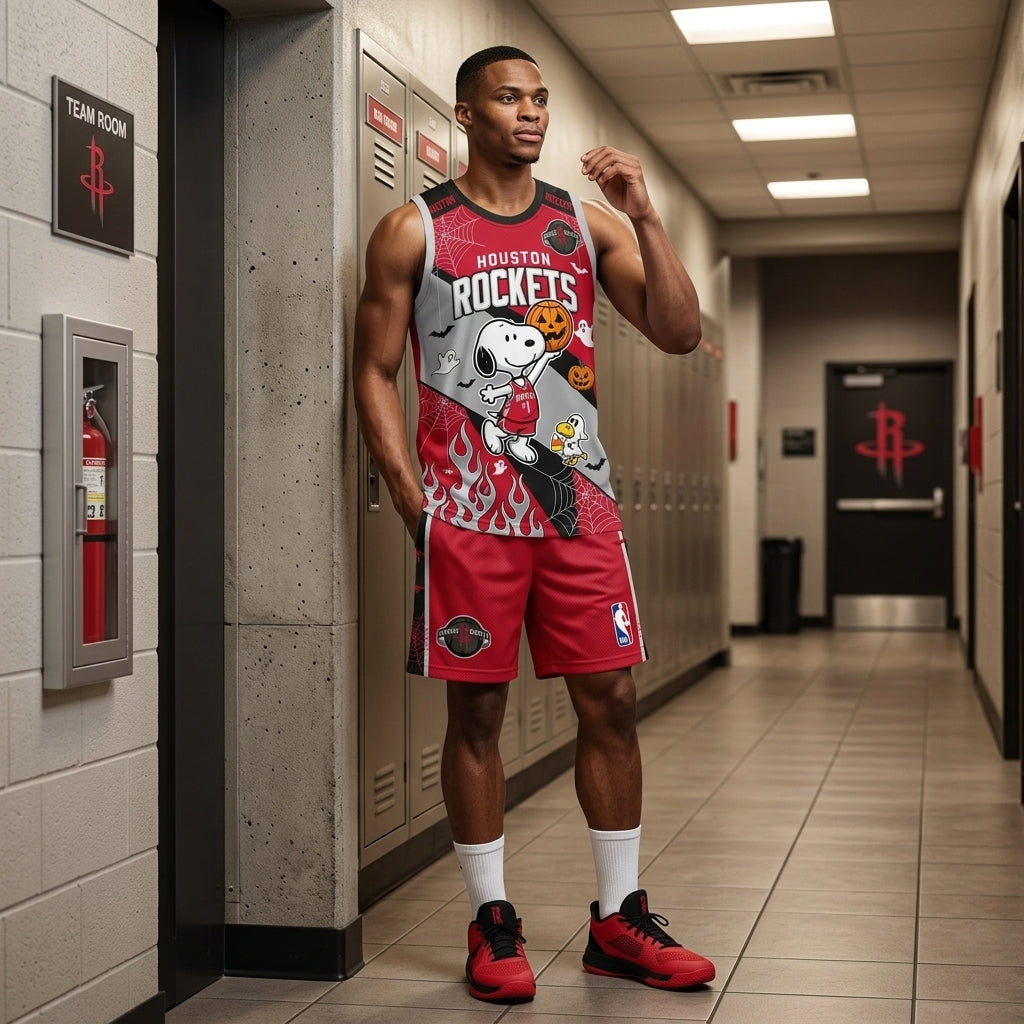 Limited Halloween Basketball Set — Cartoon Beagle Jersey + Shorts | 30 Teams - Custom Fan Apparel Image 10