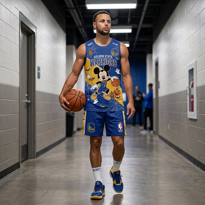 Limited Halloween Fan Set — Cartoon Mouse Basketball Jersey + Shorts | 30 Teams