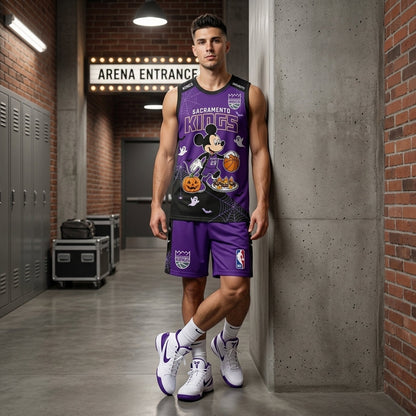 Limited Halloween Fan Set — Cartoon Mouse Basketball Jersey + Shorts | 30 Teams - Custom Fan Apparel Image 14