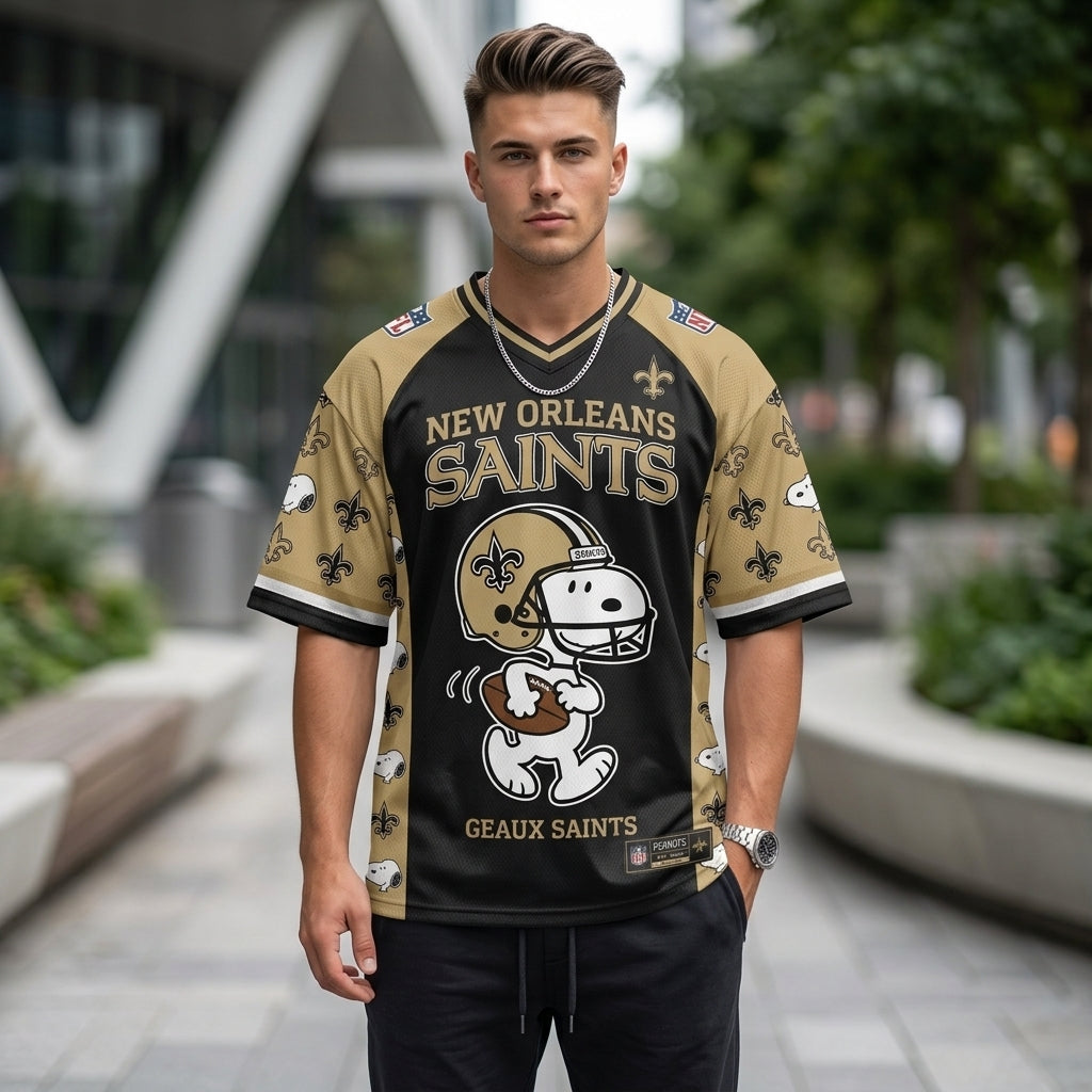 32 Teams Available | Cartoon Beagle Football Jersey — Sport Fan Shirt
