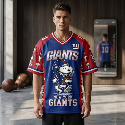 32 Teams Available | Cartoon Beagle Football Jersey — Sport Fan Shirt