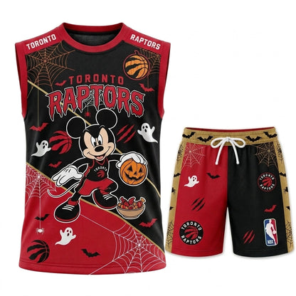 Limited Halloween Fan Set — Cartoon Mouse Basketball Jersey + Shorts | 30 Teams