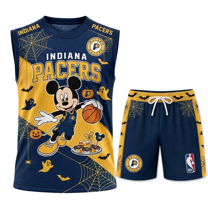 Limited Halloween Fan Set — Cartoon Mouse Basketball Jersey + Shorts | 30 Teams